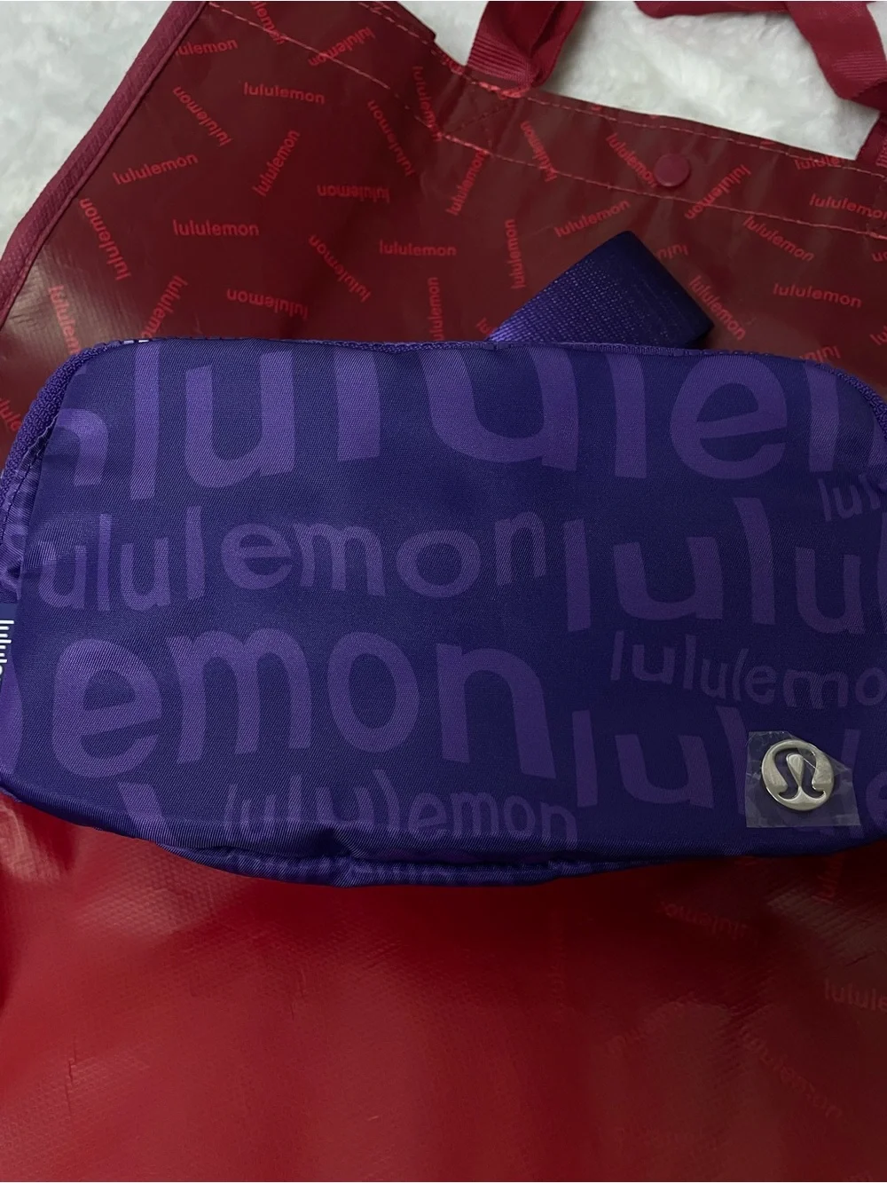 lululemon athletica Purple Logo Crossbody Waist Pack